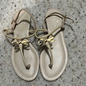 Authentic Kate spade nude sandals